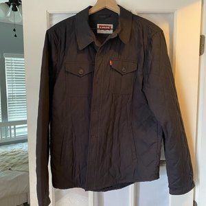 LEVI'S Quilted Trucker in NAVY, size L